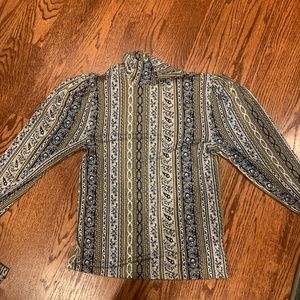Freepeople paisley turtleneck